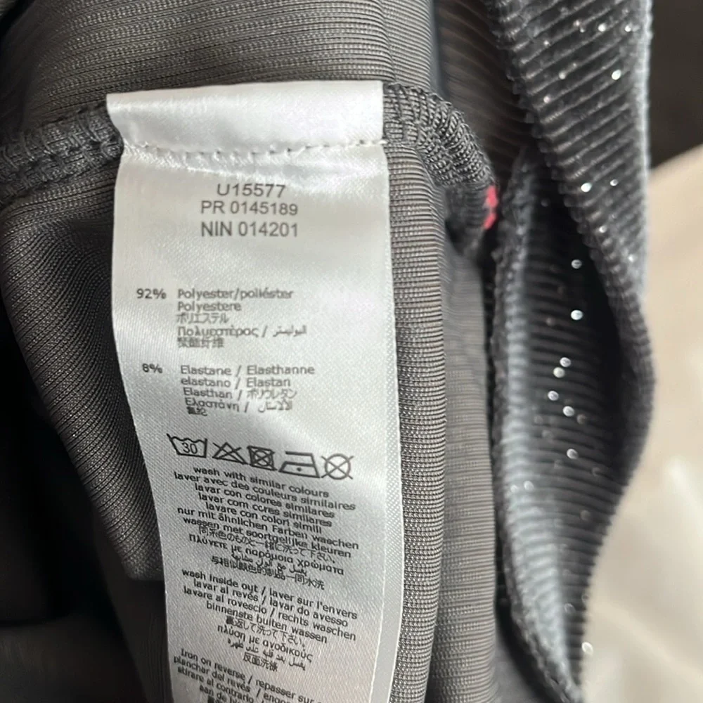 NWT BILLIEBLUSH glitter velour gray zip up size 12